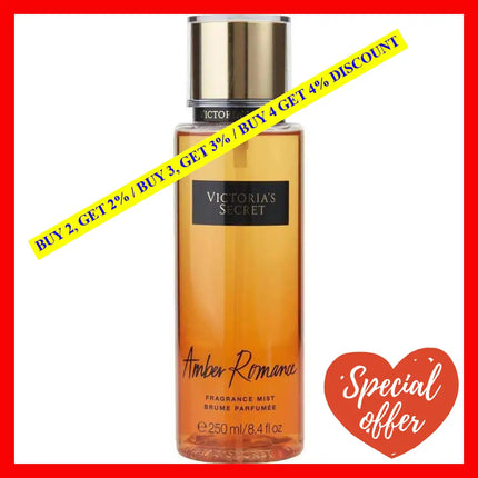 Amber Romance By Victorias Secret For Women - 8.4 Oz Fragrance Mist