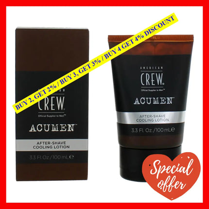 American Crew Acumen By 3.3 Oz Aftershave Lotion For Men