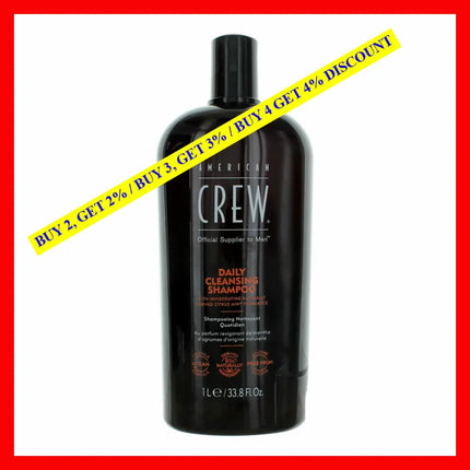 American Crew Daily Cleansing Shampoo By 33.8 Oz