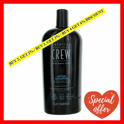 American Crew Detox Shampoo By 33.8 Oz