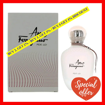 Amo Ferragamo Per Lei By Salvatore 3.4 Oz Eau De Parfum Spray For Women