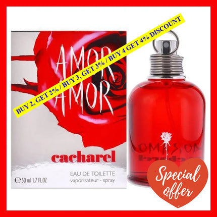 Amor By Cacharel For Women - 1.7 Oz Edt Spray