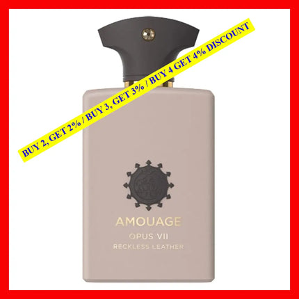 Amouage Opus Vii Reckless Leather Eau De Parfum Unisex 3.4 Oz / 100 Ml