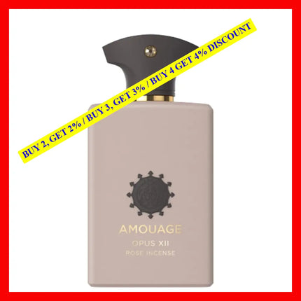 Amouage Opus Xii Rose Incense Eau De Parfum Unisex 3.4 Oz / 100 Ml