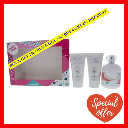 Anais By Cacharel For Women - 3 Pc Gift Set 3.4Oz Edt Spray 2 X 1.7Oz Perfumed Body Lotion