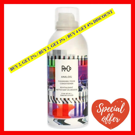 Analog Cleansing Foam Conditioner By R+Co For Unisex - 5.75 Oz