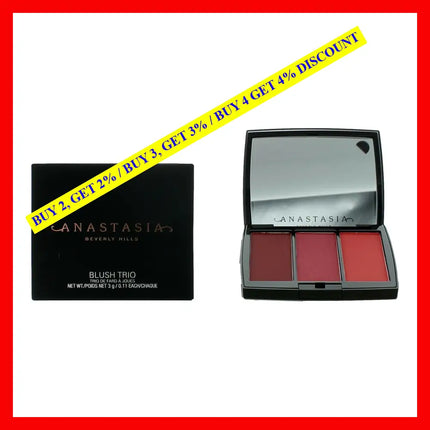 Anastasia Blush Trio By Beverly Hills 3 Shade Palette - Berry Adore