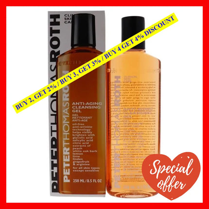 Anti-Aging Cleansing Gel By Peter Thomas Roth For Unisex - 8.5 Oz Cleanser