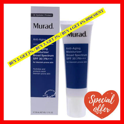 Anti-Aging Moisturizer Spf 30 By Murad For Unisex - 1.7 Oz