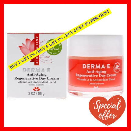 Anti-Aging Regenerative Day Cream By Derma-E For Unisex - 2 Oz