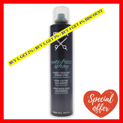 Anti-Frizz Spray By Rusk For Unisex - 8 Oz Hair