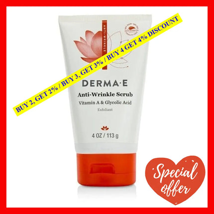 Anti-Wrinkle Scrub By Derma-E For Unisex - 4 Oz