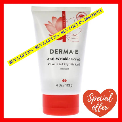 Anti-Wrinkle Scrub By Derma-E For Unisex - 4 Oz