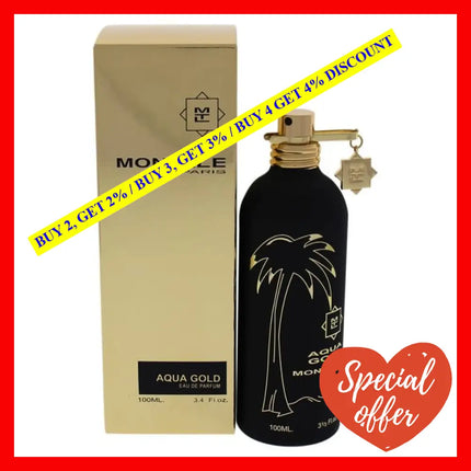 Aqua Gold By Montale For Unisex - 3.4 Oz Edp Spray