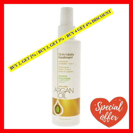 Argan Oil 12-In-1 Daily Treatment Spray By One N Only For Unisex - 6 Oz