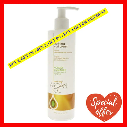 Argan Oil Defining Curl Cream By One N Only For Unisex - 9.8 Oz