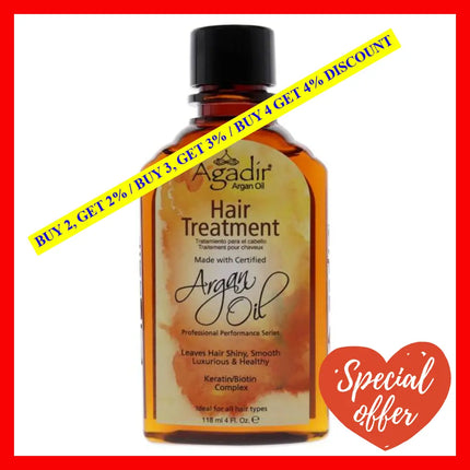 Argan Oil Hair Treatment By Agadir For Unisex - 4 Oz