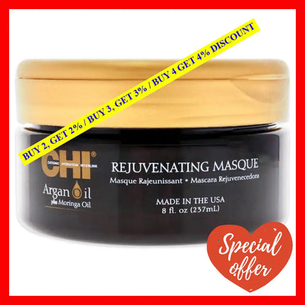 Argan Oil Plus Moringa Rejuvenating Masque By Chi For Unisex - 8 Oz