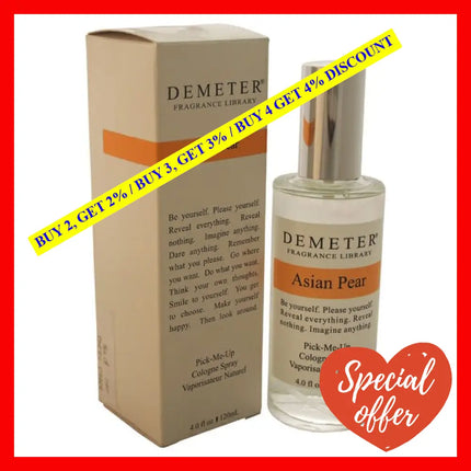 Asian Pear By Demeter For Unisex - 4 Oz Cologne Spray