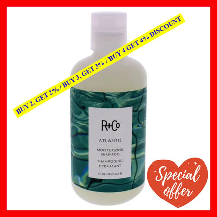 Atlantis Moisturizing Shampoo By R+Co For Unisex - 8.5 Oz