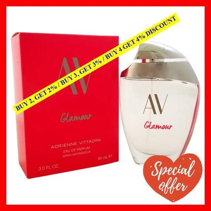 Av Glamour By Adrienne Vittadini For Women - 3 Oz Edp Spray