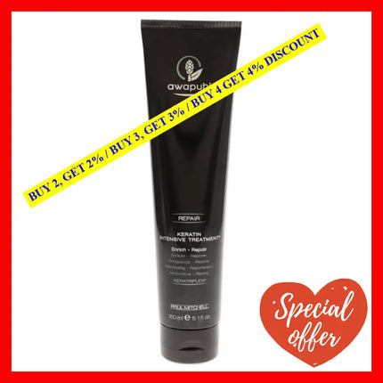 Awapuhi Wild Ginger Keratin Intensive Treatment By Paul Mitchell For Unisex - 5.1 Oz