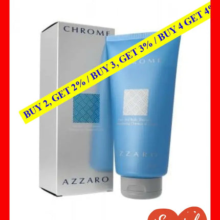 Azzaro Chrome 10 Oz Hair & Body Shampoo