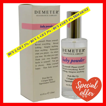 Baby Powder By Demeter For Women - 4 Oz Cologne Spray