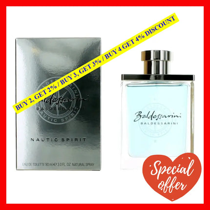 Baldessarini Nautic Spirit By 3 Oz Eau De Toilette Spray For Men