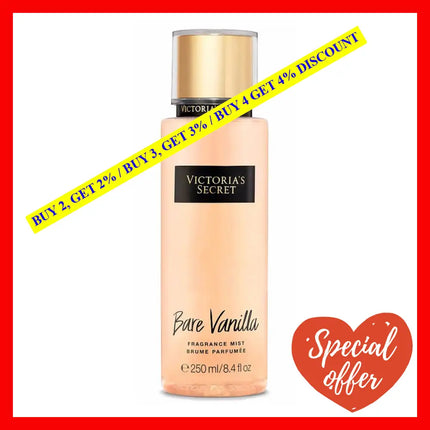 Bare Vanilla By Victorias Secret For Women - 8.4 Oz Fragrance Mist