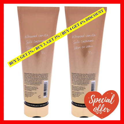 Bare Vanilla Fragrance Lotion By Victorias Secret For Women - 8 Oz Body Pack Of 2