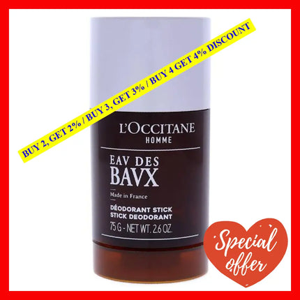 Baux Stick Deodorant By Loccitane For Men - 2.6 Oz