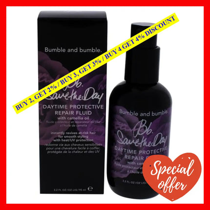 Bb Save The Day Daytime Protective Repair Fluid By Bumble And For Unisex - 3.2 Oz Treatment