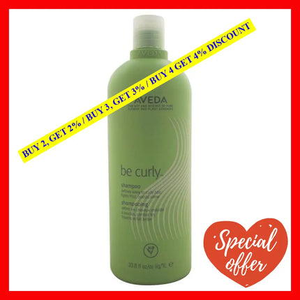 Be Curly Shampoo By Aveda For Unisex - 33.8 Oz