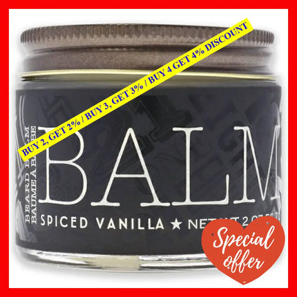 Beard Balm - Spiced Vanilla By 18.21 Man Made For Men 2 Oz