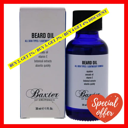 Beard Oil By Baxter Of California For Men - 1 Oz