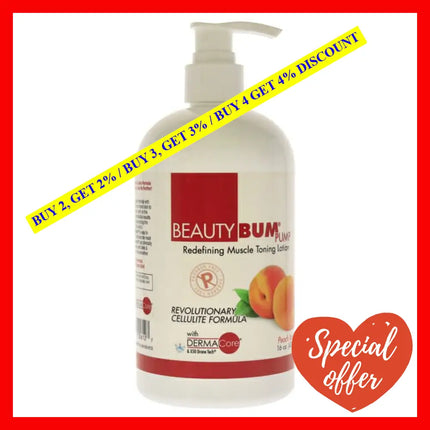 Beautybum Pump Redefining Muscle Toning Lotion - Peach Bottom By Beautyfit For Women 16 Oz