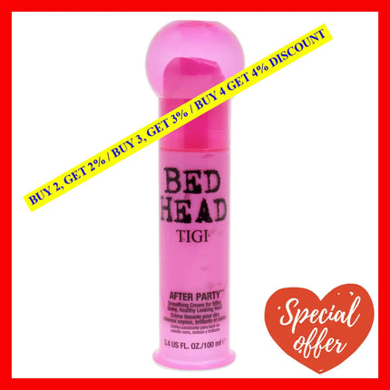 Bed Head After-Party Smoothing Cream By Tigi For Unisex - 3.4 Oz