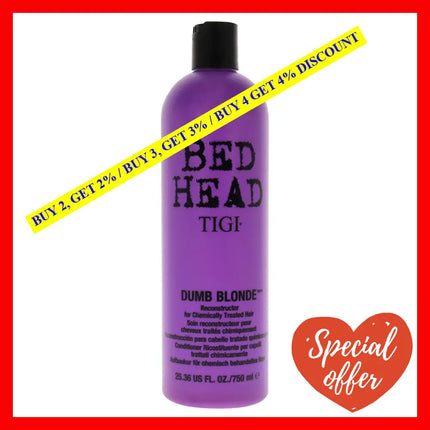 Bed Head Dumb Blonde Reconstructor By Tigi For Unisex - 25.36 Oz Treatment