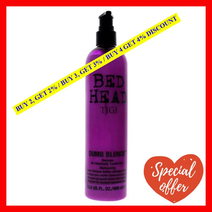 Bed Head Dumb Blonde Shampoo By Tigi For Unisex - 13.5 Oz