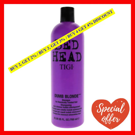 Bed Head Dumb Blonde Shampoo By Tigi For Unisex - 25.36 Oz