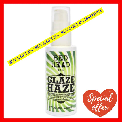 Bed Head Glaze Haze Semi-Sweet Smoothing Hair Serum By Tigi For Unisex - 2.03 Oz