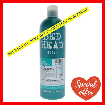 Bed Head Urban Antidotes Recovery Shampoo By Tigi For Unisex - 25.36 Oz