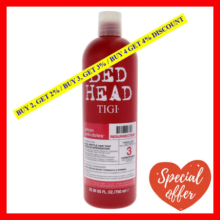 Bed Head Urban Antidotes Resurrection Conditioner By Tigi For Unisex - 25.36 Oz