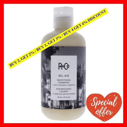 Bel Air Smoothing Shampoo By R+Co For Unisex - 8.5 Oz