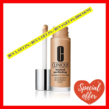 Beyond Perfecting Foundation Plus Concealer - 14 Vanilla Mf-G By Clinique For Women 1 Oz Makeup