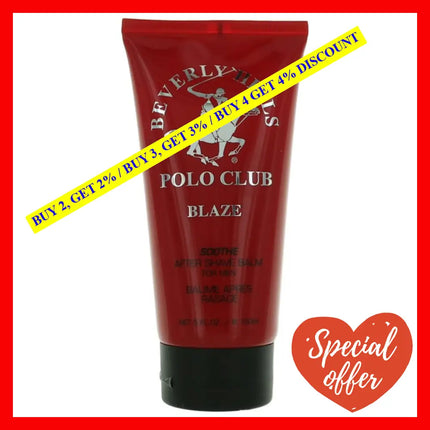 Bhpc Blaze By Beverly Hills Polo Club 5 Oz After Shave Balm For Men