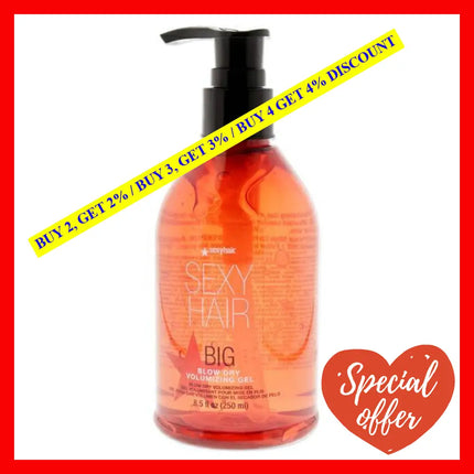 Big Sexy Hair Blow Dry Volumizing Gel By For Unisex - 8.5 Oz