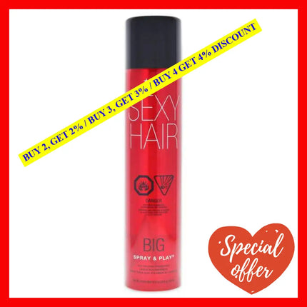 Big Sexy Hair Spray And Play By For Unisex - 10 Oz