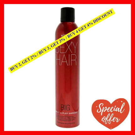 Big Sexy Hair Spray And Play Harder By For Unisex - 10 Oz